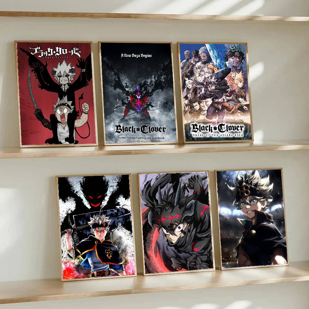 Black Clover Grimoire - Poster Anime Black Clover per Soggiorno,