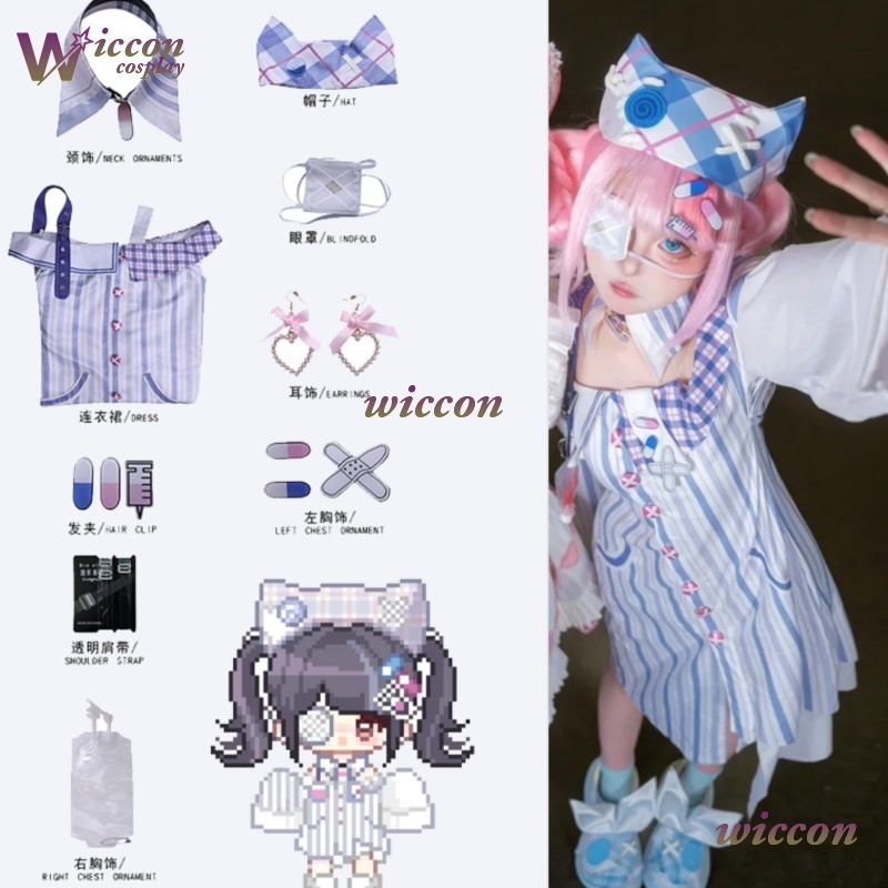 Anime Cosplay Ideas For Women - Ynot Infinity Nikki Costume Cosplay Parrucca
