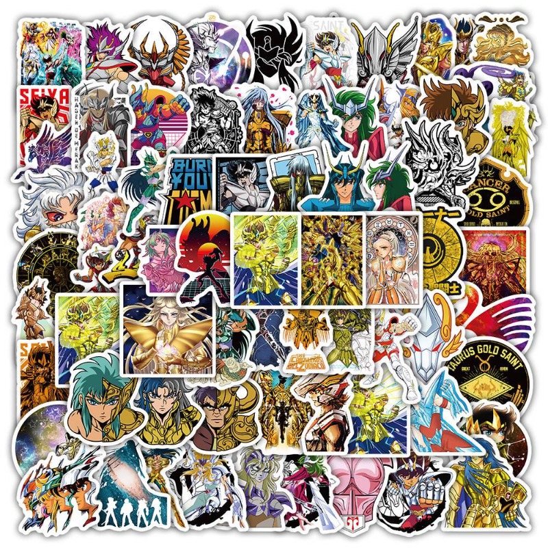 Anime Cosplay Manga - 101 Pezzi Adesivi Anime Saint Seiya,