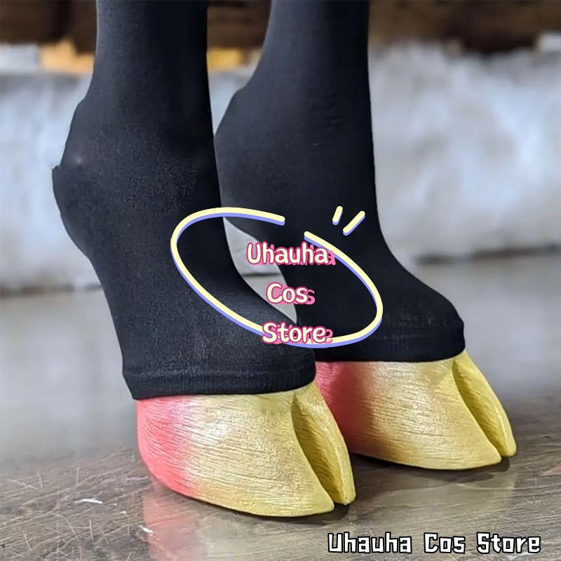 Anime Cosplay Manga - CR6.23*Scarpe Cosplay Demone con Zoccoli Divisi,