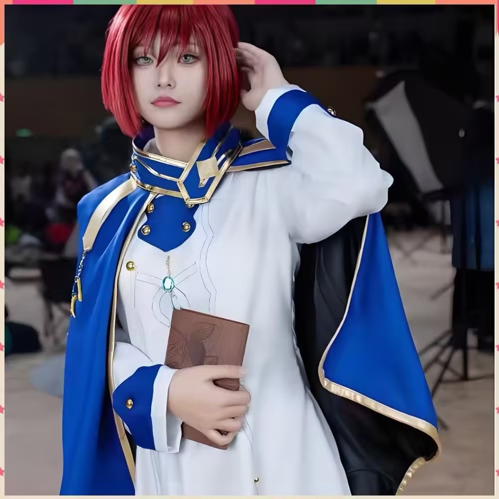 Anime Cosplay Red Hair - Shirayuki Costumi Cosplay Anime Biancaneve con