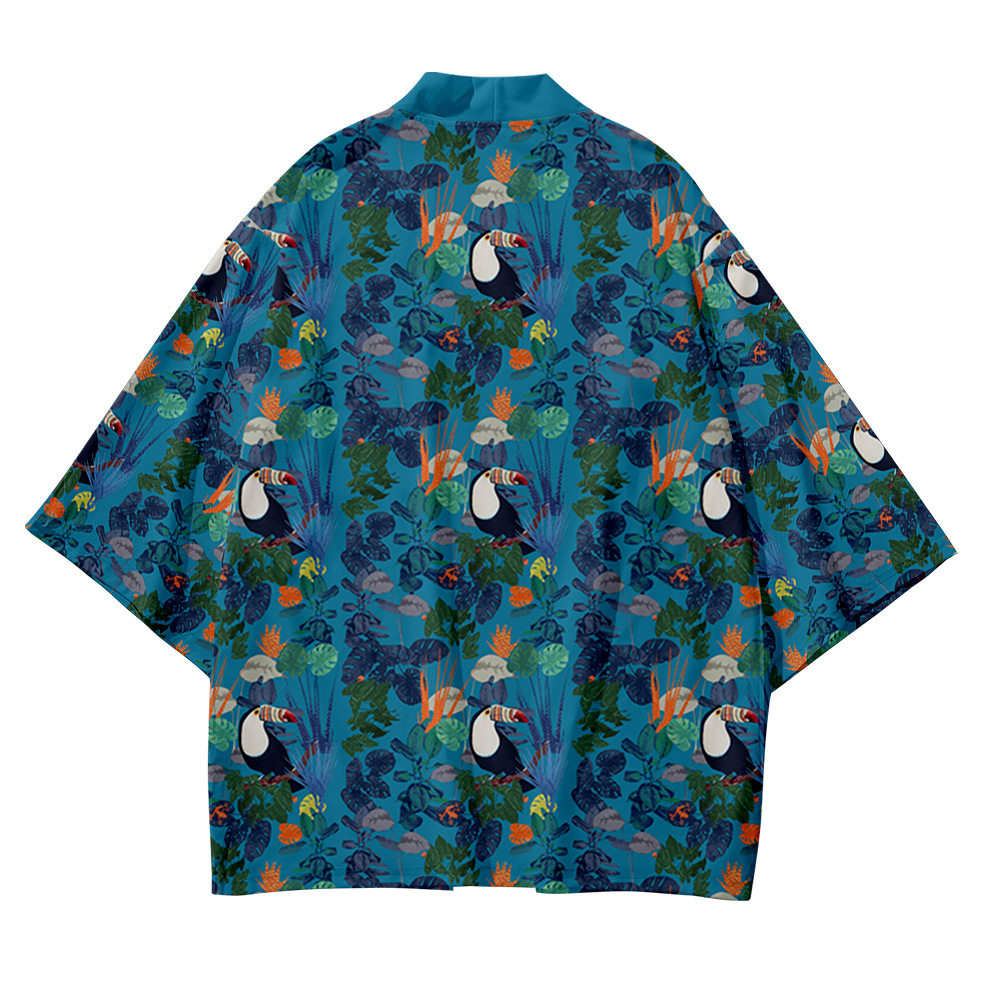 Asian Cosplay Anime - Cardigan Kimono giapponese sciolto donna uomo