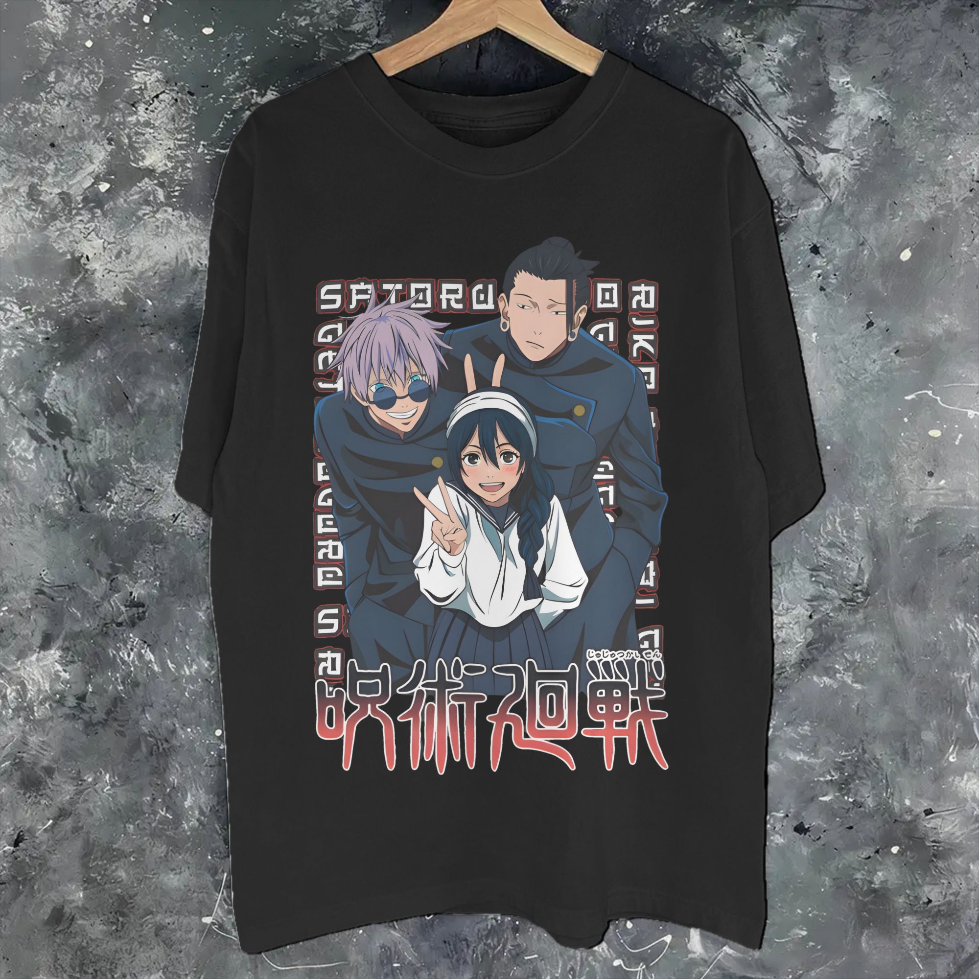 Anime Cosplay Ideas For Women - Maglietta Anime Trio Aesthetic Jujutsus Kaisens
