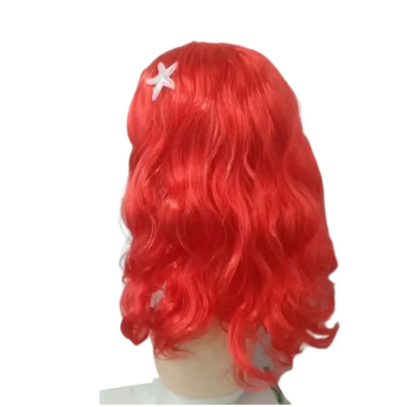 Parrucca a sirena per ragazze  - Anime Cosplay Red Hair recensione e prezzo