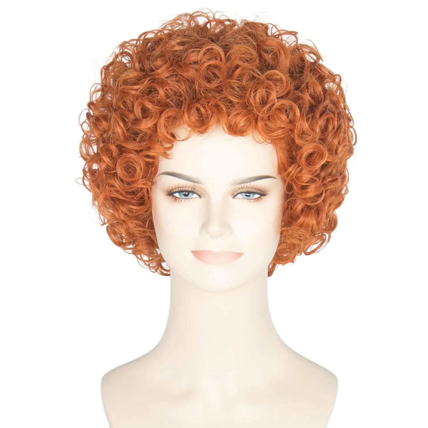 Parrucca da donna corta riccia - Anime Cosplay Red Hair recensione e prezzo