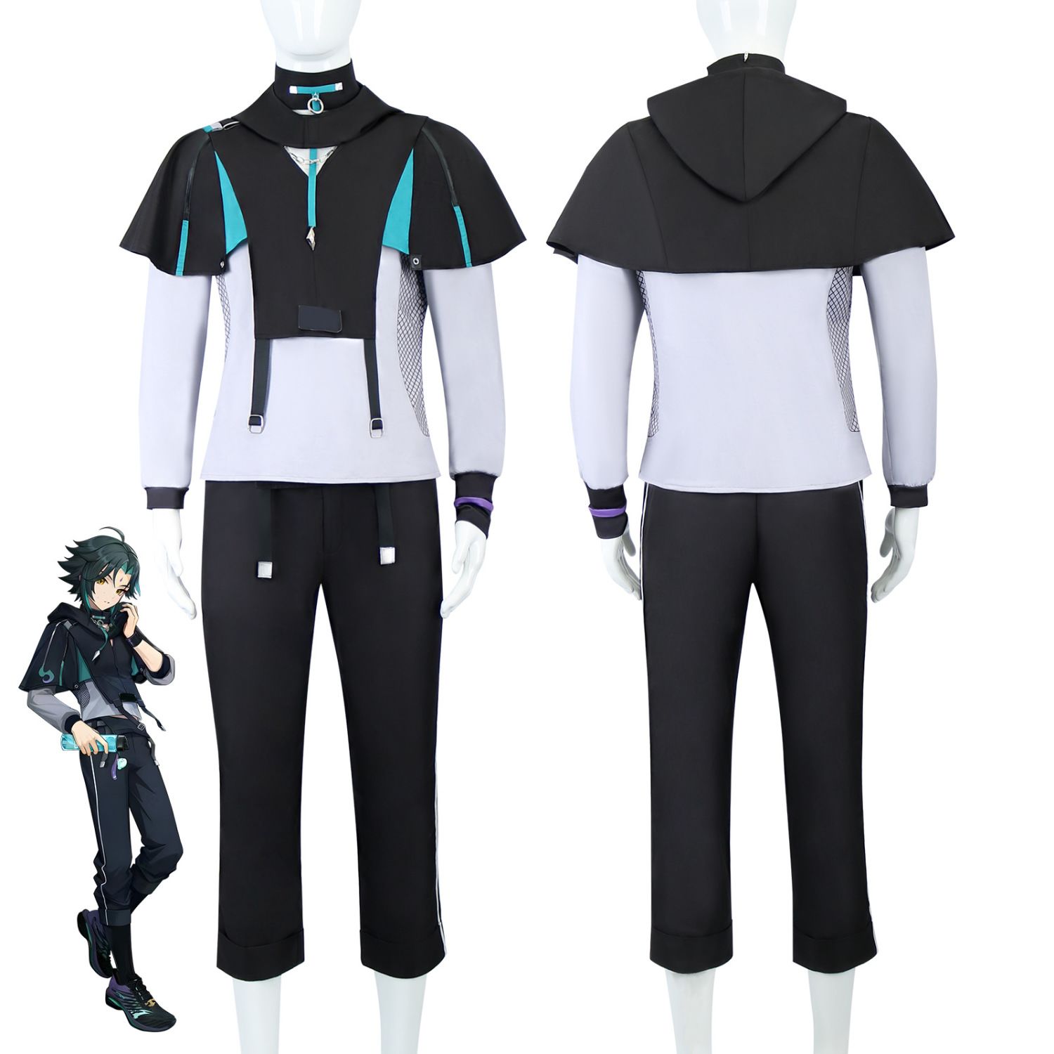 Costumi di Halloween XIAO, Abi - Anime Cosplay Male recensione e prezzo