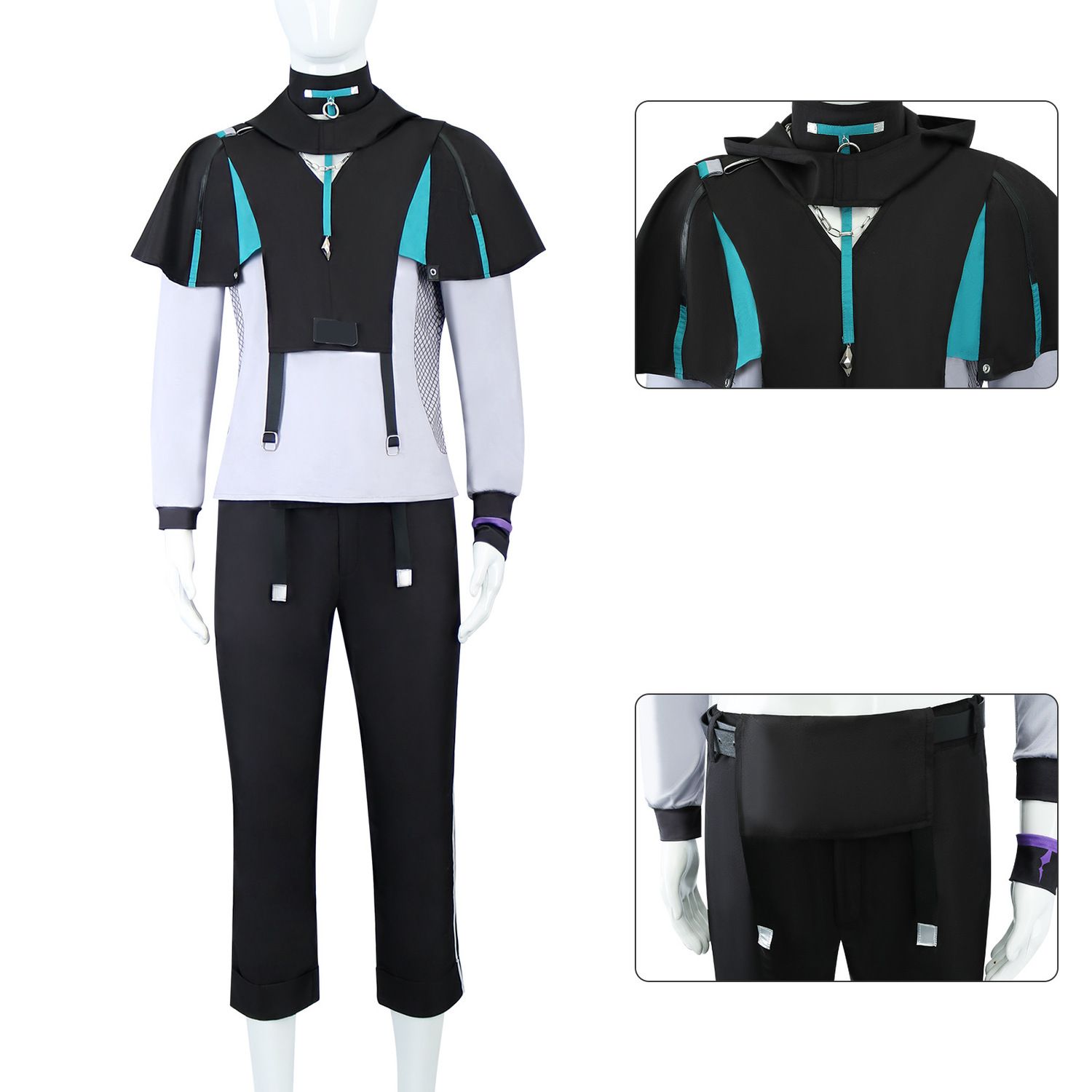 Costumi di Halloween XIAO, Abi - Anime Cosplay Male recensione e prezzo