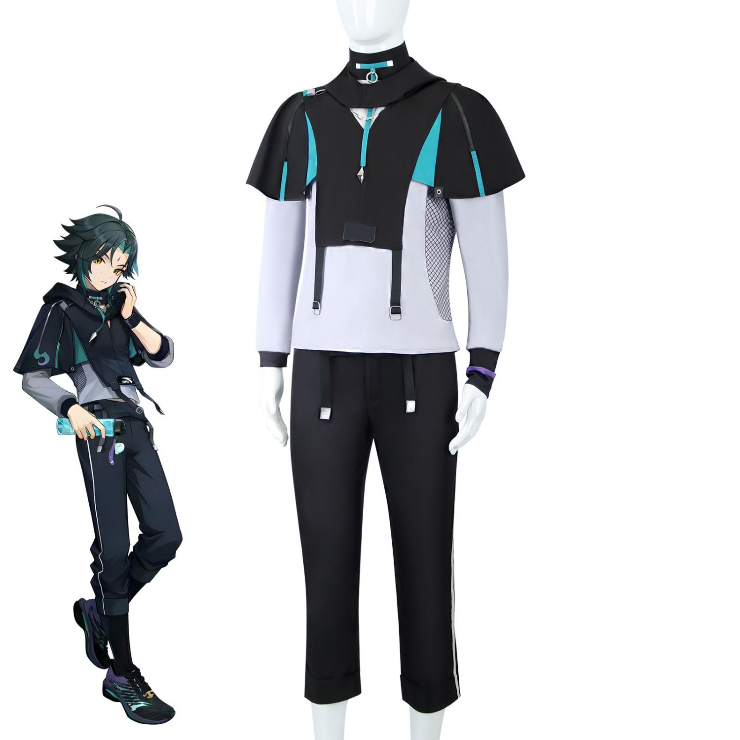 Costumi di Halloween XIAO, Abi - Anime Cosplay Male recensione e prezzo
