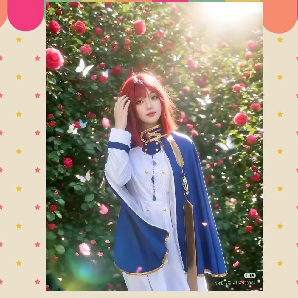 Shirayuki Costumi Cosplay Anim - Anime Cosplay Red Hair recensione e prezzo