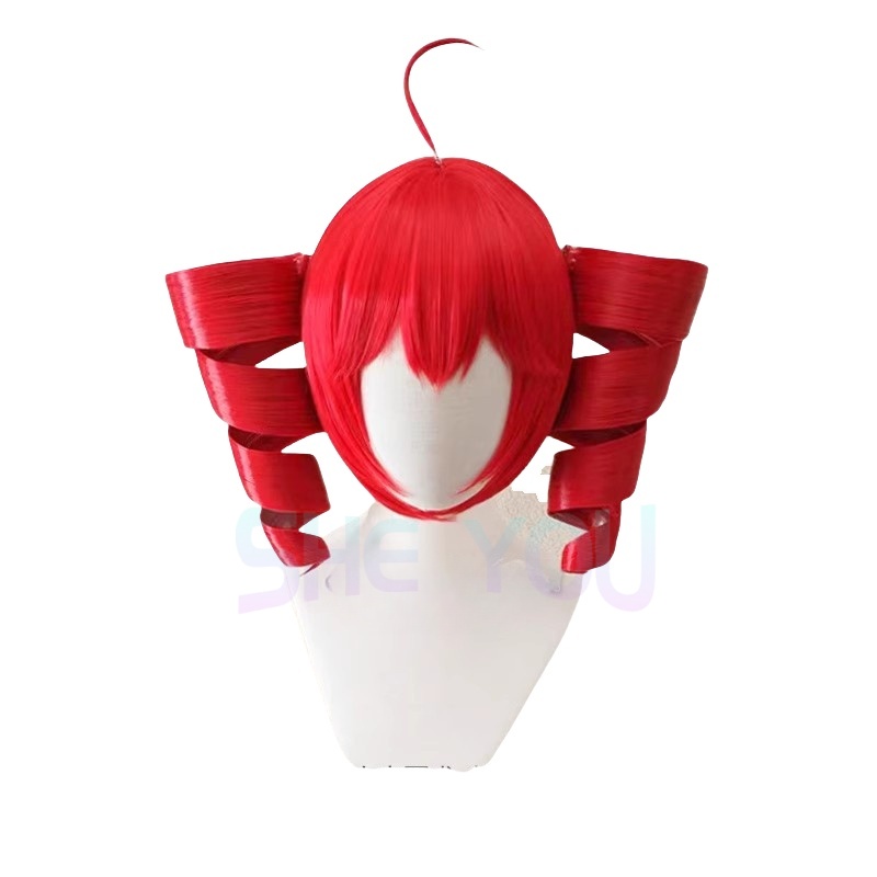Parrucca Anime Kasane Teto Cos - Anime Cosplay Red Hair recensione e prezzo