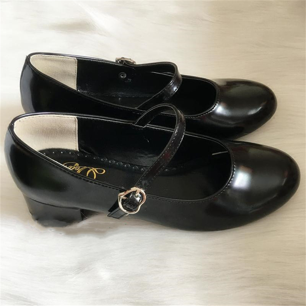 Tacco basso testa tonda scarpe - Anime Cosplay Korean Girl recensione e prezzo