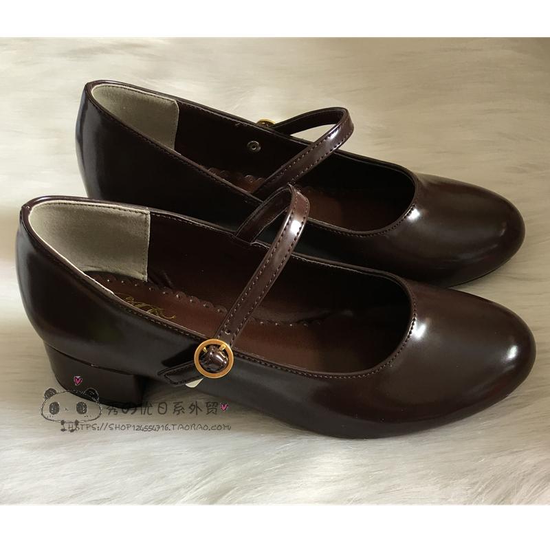 Tacco basso testa tonda scarpe - Anime Cosplay Korean Girl recensione e prezzo