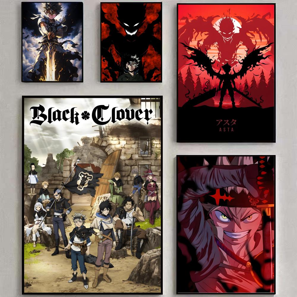 Anime B-Black Clover Poster Po - Black Clover Grimoire recensione e prezzo