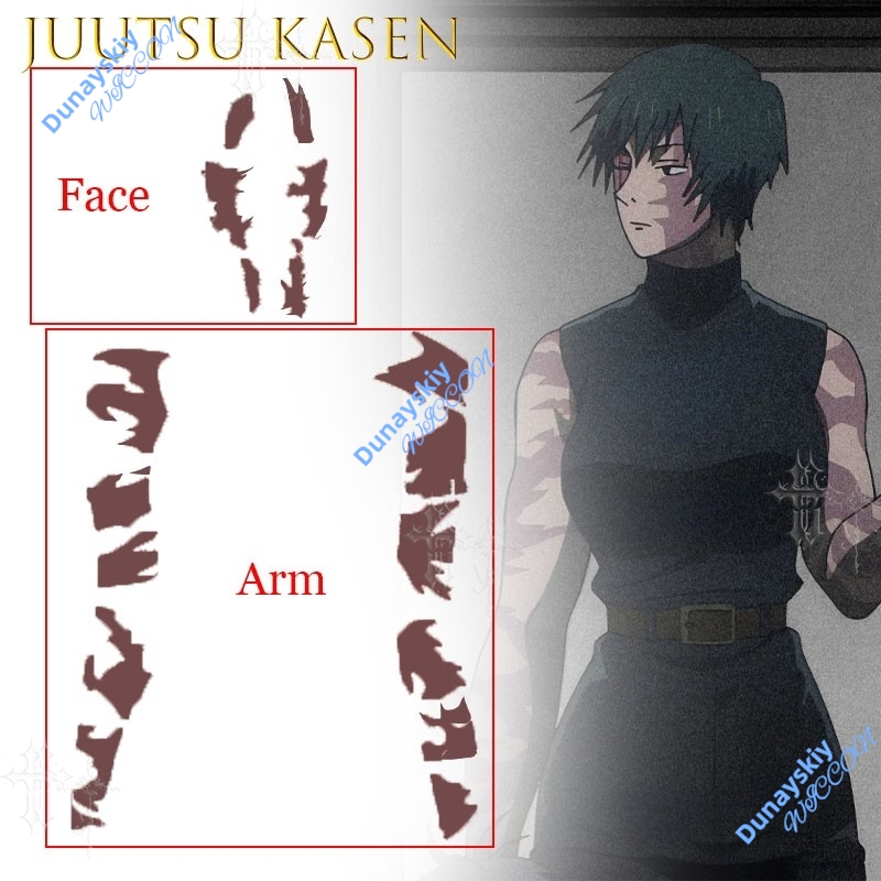 Tatuaggi Temporanei Anime Juju - Anime Cosplay Face recensione e prezzo
